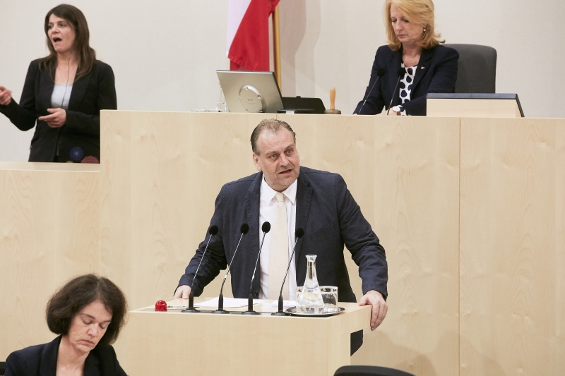 Nationalratsabgeordneter Andreas Kollross (S) am Rednerpult