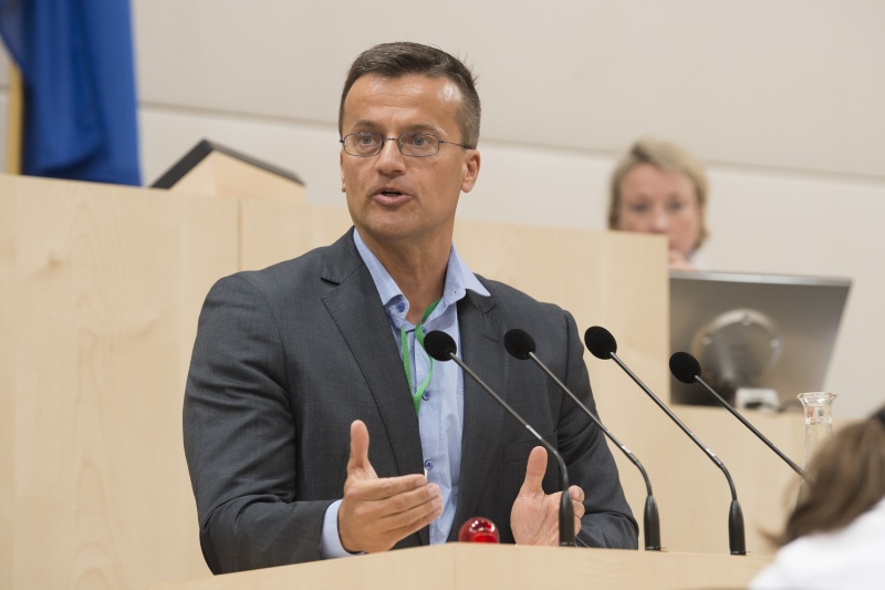 Panel 1. Am Rednerpult: Erwin Mayer