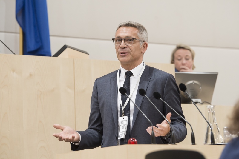 Am Rednerpult: DECA Robert Pichler