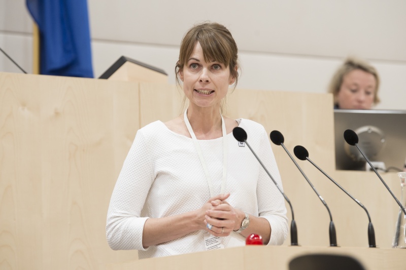 Am Rednerpult: WWF Hanna Simons