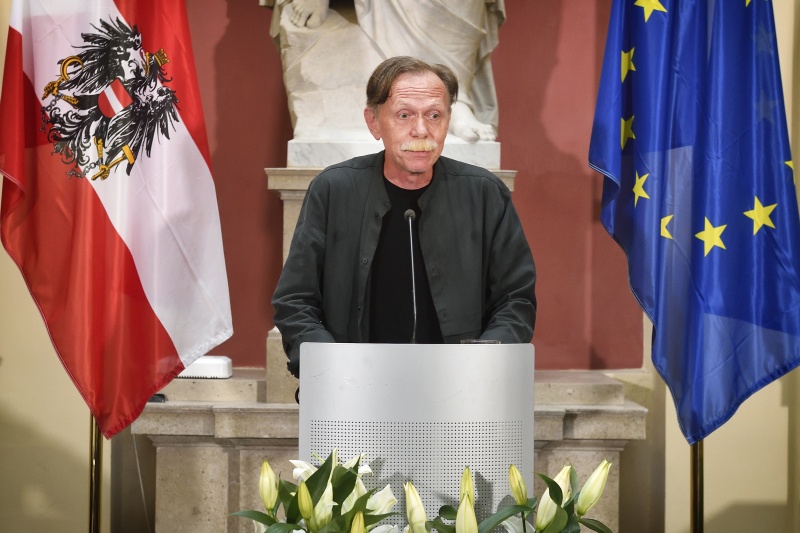 Preisträger Andreas Staudinger am Wort