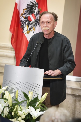 Preisträger Andreas Staudinger am Wort