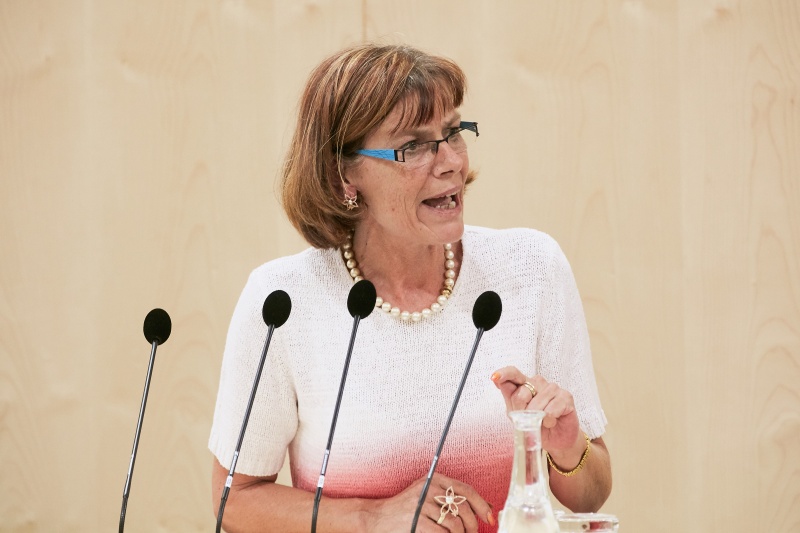 Am Rednerpult: Nationalratsabgeordnete Andrea Michaela Schartel (F)