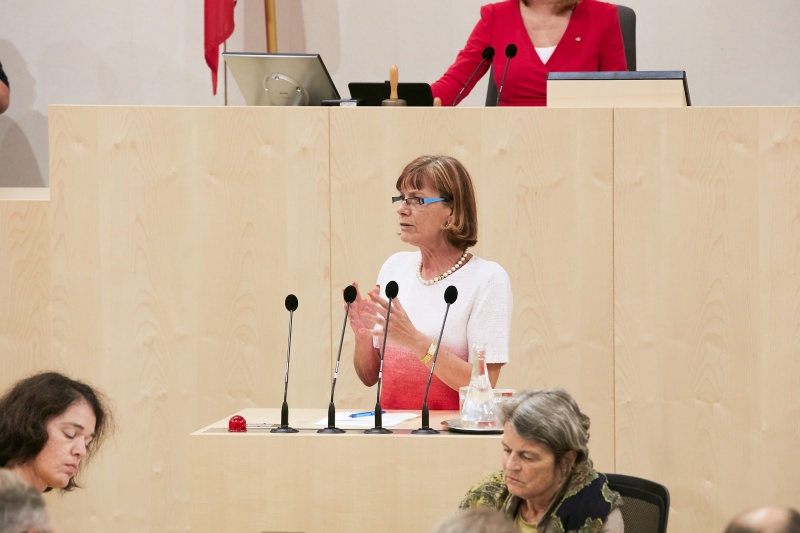 Am Rednerpult: Nationalratsabgeordnete Andrea Michaela Schartel (F)