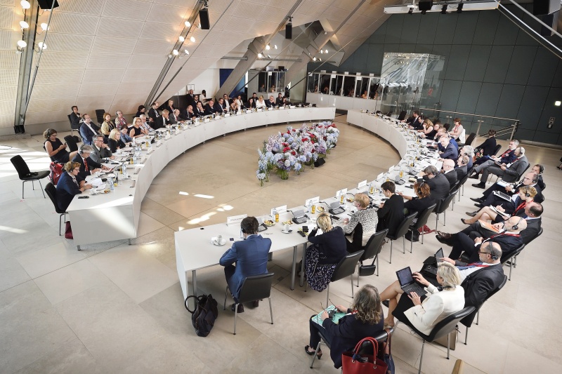 Blick Richtung KonferenzteilnehmerInnen