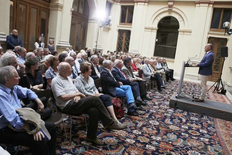 Begrüßung durch Nationalratspräsident Wolfgang Sobotka (V)