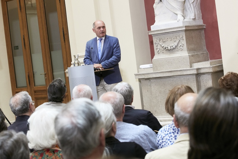 Begrüßung durch Nationalratspräsident Wolfgang Sobotka (V)
