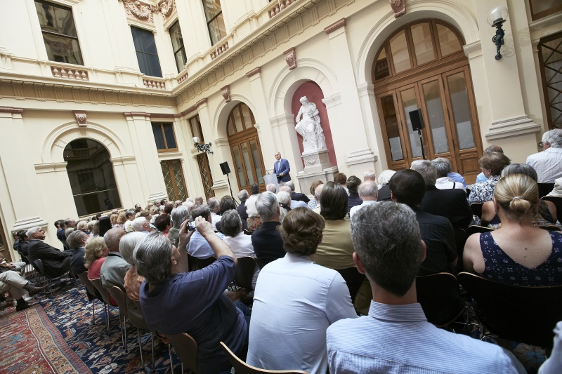 Begrüßung durch Nationalratspräsident Wolfgang Sobotka (V)