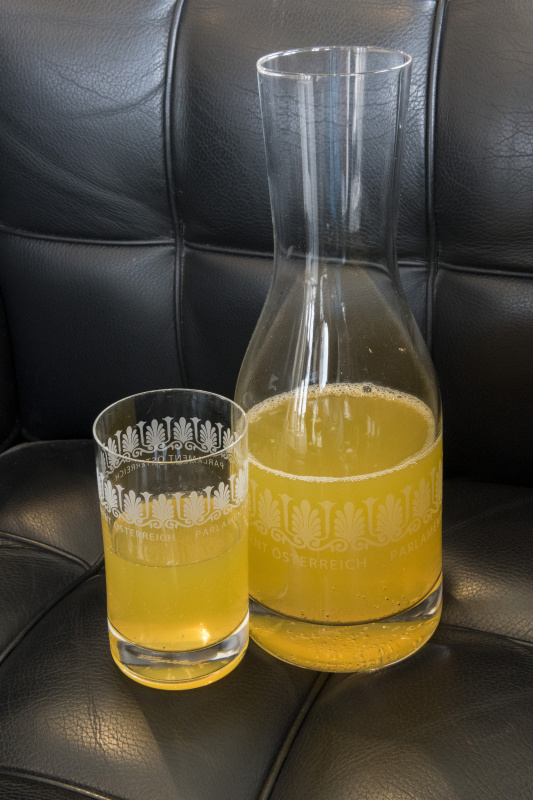 Wasserkaraffe und Wasserglas im neuen Design