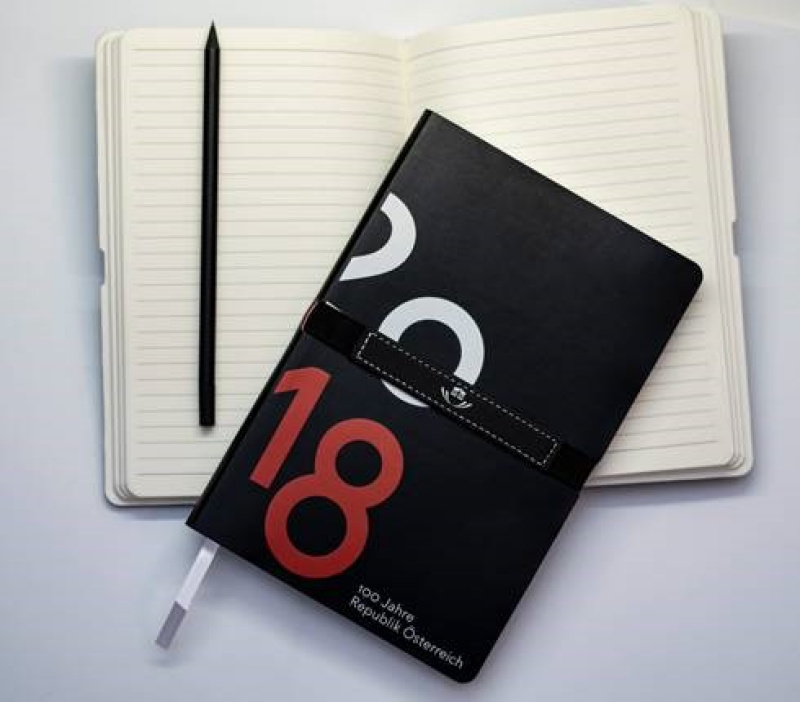 Notizbuch - 100 Jahre Republik Österreich
