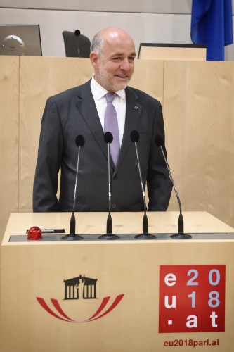 Nationalratsabgeordneter Martin Engelberg (V) am Wort