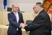 Von links: Nationalratspräsident Wolfgang Sobotka (V), Shaya Ben-Yehuda