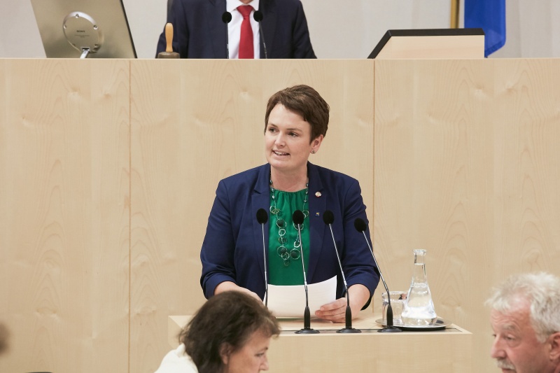 Bundesrätin Andrea Wagner (V)