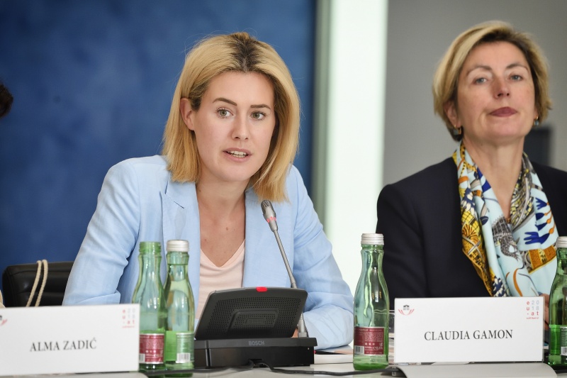 Nationalratsabgeordnete Claudia Gamon (N) am Wort