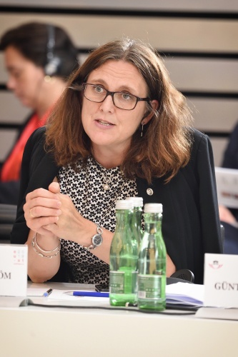 Kommissarin für Handel Cecilia Malmström