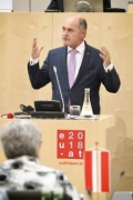 Begrüßung durch Nationalratspräsident Wolfgang Sobotka (V)