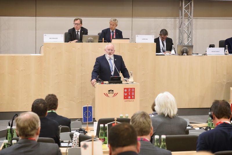 Kommissar für Bessere Rechtssetzung, interinstitutionelle Beziehungen, Rechtstaatlichkeit und Grundrechtecharta Frans Timmermans