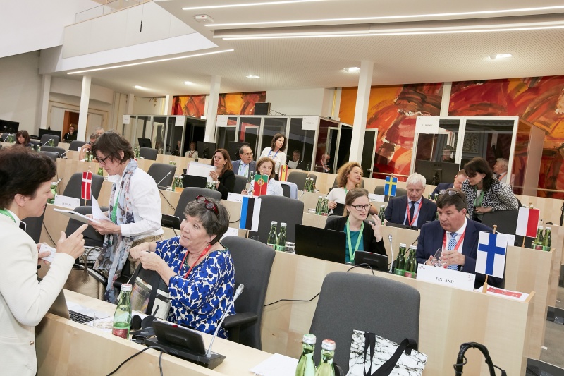 Eintreffen der VeranstaltungsteilnehmerInnen