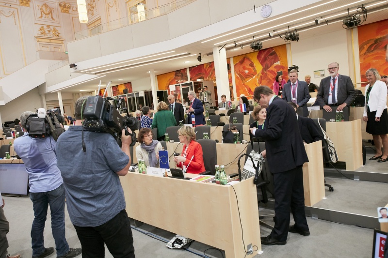 Eintreffen der VeranstaltungsteilnehmerInnen