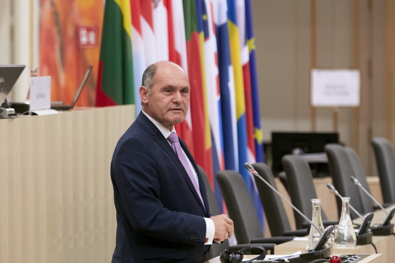 Begrüßung durch Nationalratspräsident Wolfgang Sobotka (V)