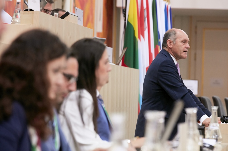 Begrüßung durch Nationalratspräsident Wolfgang Sobotka (V)