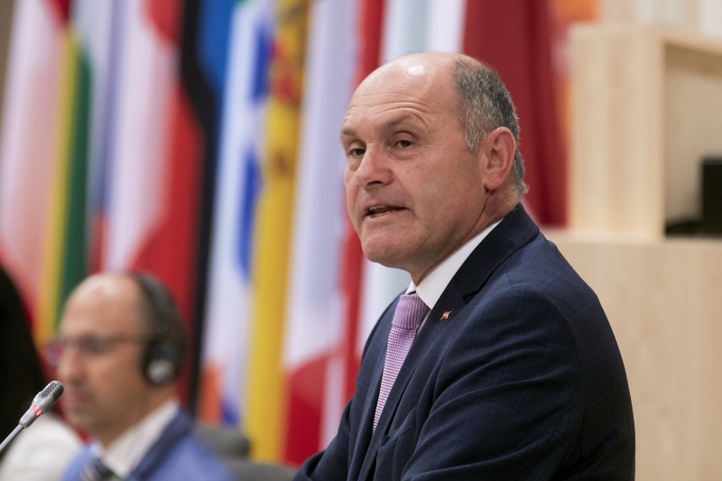 Begrüßung durch Nationalratspräsident Wolfgang Sobotka (V)