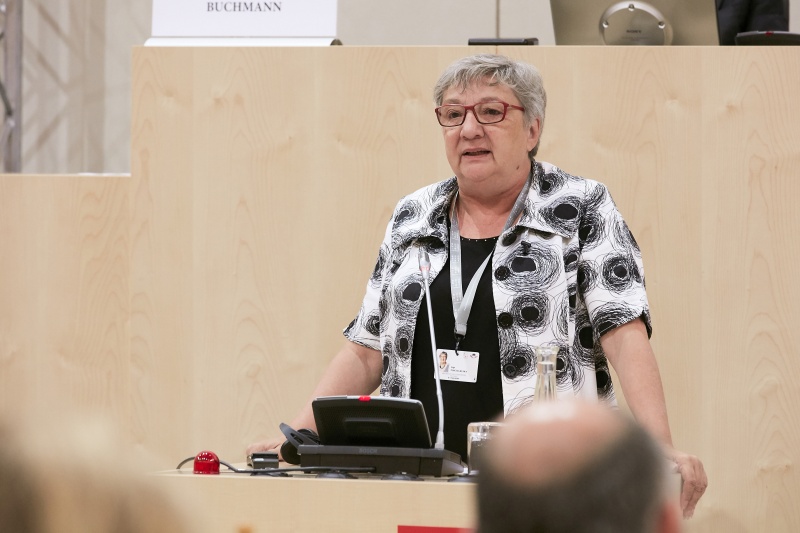 Begrüßung durch Bundesratspräsidentin Inge Posch-Gruska (S)