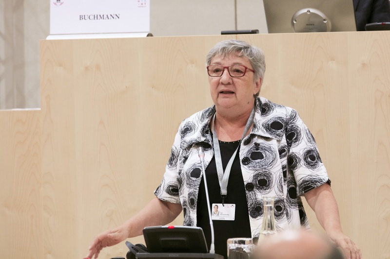 Begrüßung durch Bundesratspräsidentin Inge Posch-Gruska (S)