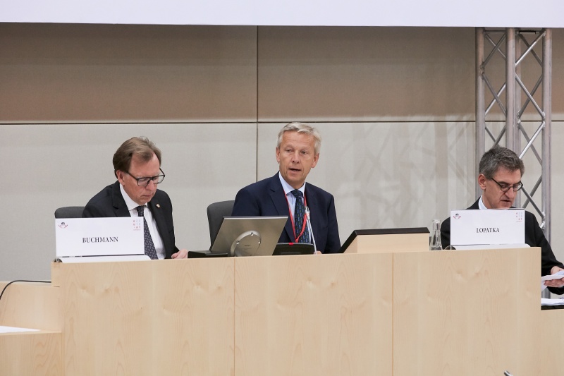 von links: Bundesrat Christian Buchmann (V), Nationalratsabgeordneter Reinhold Lopatka (V)