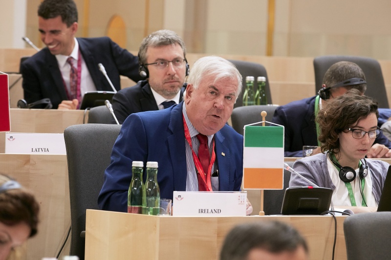 Terry Leyden am Wort