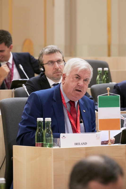 Terry Leyden am Wort