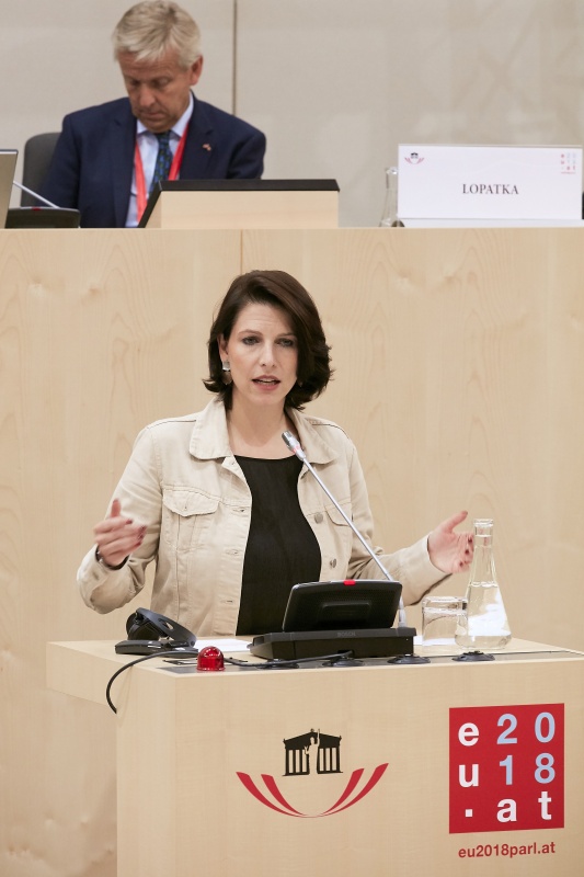 Rede Staatssekretärin im Bundesministerium für Inneres Karoline Edtstadler (V)