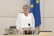 Am Präsidium: Bundesraspräsidentin Inge Posch-Gruska (S) bei ihrer Antrittsrede vor dem Bundesrat