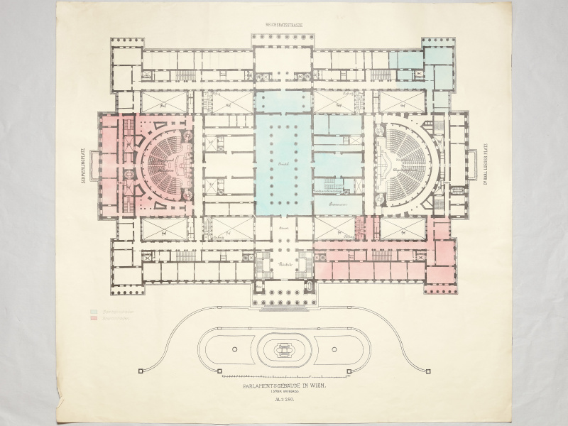 Parlament 1. Stock Grundriss