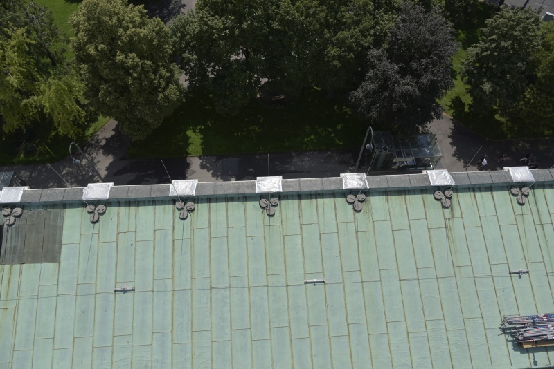 Stellplätze der entfernten Attikafiguren - Schmerlingplatz