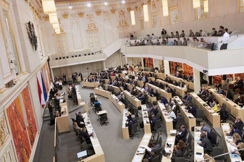 Bundesminister für Inneres Herbert Kickl (F) bei der Beantwortung der Fragen