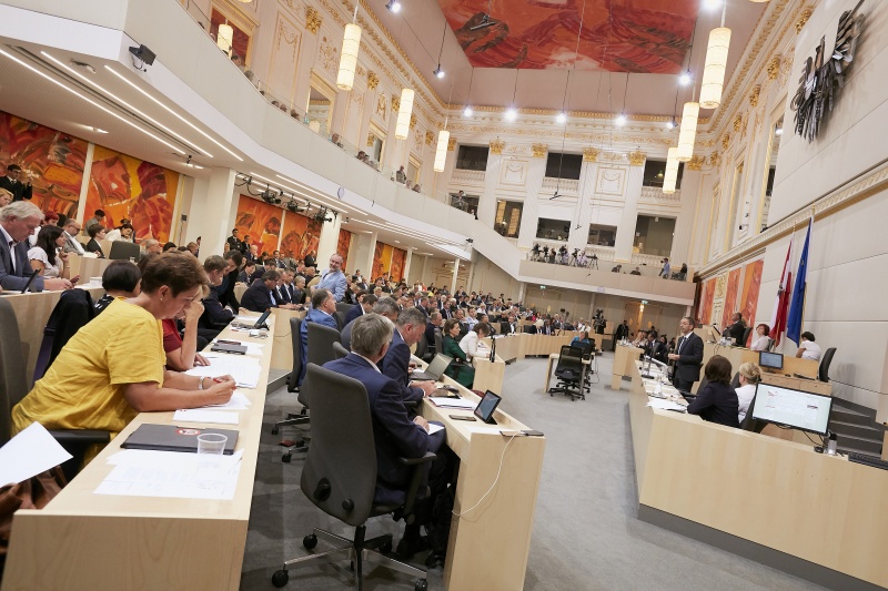 Bundesminister für Inneres Herbert Kickl (F) bei der Beantwortung der Fragen