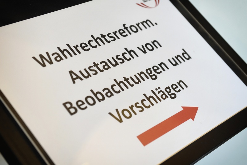 Hinweistafel zur Veranstaltung