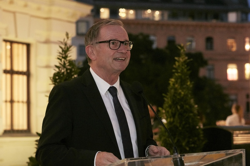 Begrüßung der VeranstaltungsteilnehmerInnen durch Nationalratsabgeordneten Karlheinz Kopf (V)