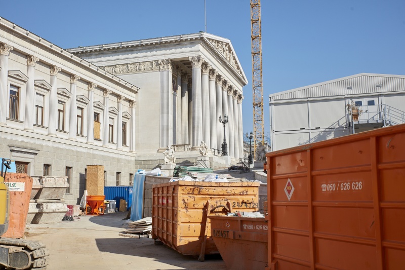 Baustelle Parlament