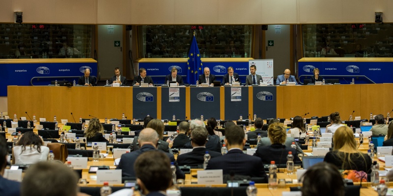 Blick Richtung Präsidium und VeranstaltungsteilnehmerInnen