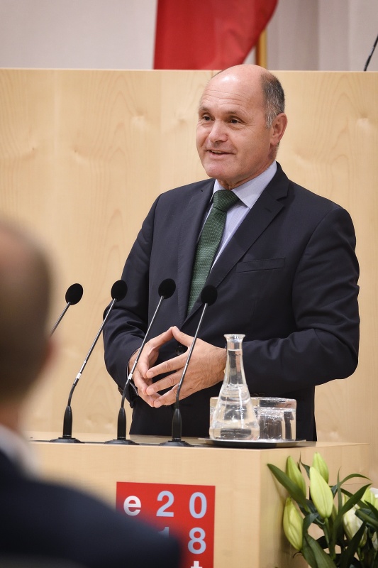 Begrüßung durch Nationalratspräsident Wolfgang Sobotka (V)