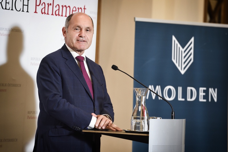 Begrüßung durch Nationalratspräsident Wolfgang Sobotka (V)