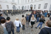 Musikalischer Empfang durch Militär- und Polizeimusik Burgenland
