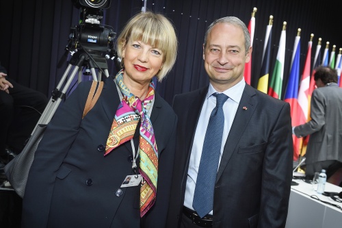 Von links: Helga Maria Schmid, Secretary General of the EEAS, Nationalratsabgeordneter Andreas Schieder (S)