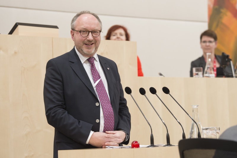 Am Rednerpult: Wolfgang Bogelsberger, EU Kommission