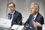 From left: Chair of the EU Committee of the Federal Council Christian Buchmann (V), Chair of Permanent Subcommittee on EU Affairs of the National Council Reinhold Lopatka (V)