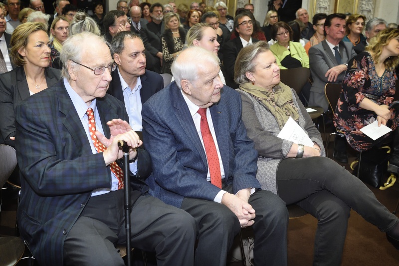 Minister a.D. Harald Ofner, Minister a.D.Rudolf Edlinger, Dritte Nationalratspräsidentin Anneliese Kitzmüller (F)