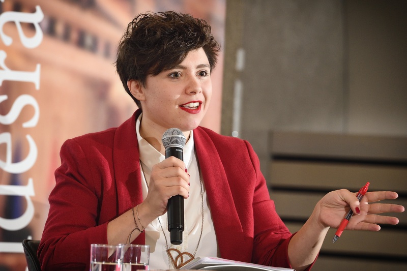 Vertreterin des Frauenvolksbegehrens Elisabeth Lechner