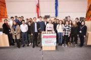 TeilnehmerInnen Jugendparlament, HAK Neusiedl am See, Klasse 1 FK